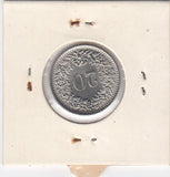 S14-SWI-0337 Switzerland 20 rappen 1969  VF KM# 29a