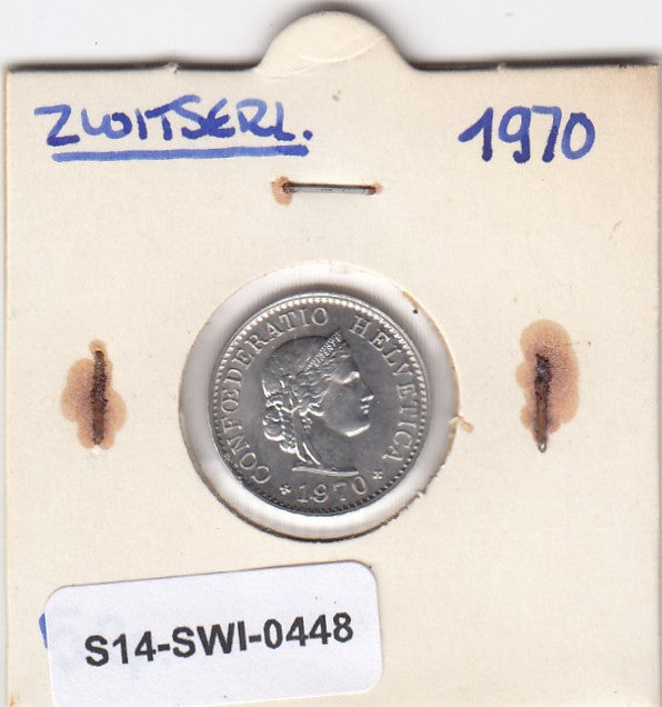 S14-SWI-0448 Switzerland 5 rappen 1970  UNC KM# 26