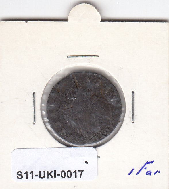 S14-UKI-0017 Great Britain 1 farthing 1697  VG/FI km483.1