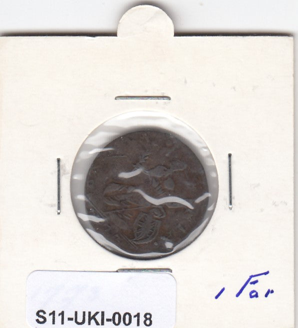 S14-UKI-0018 Great Britain 1 farthing 1773  VG/FI km602