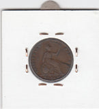 S14-UKI-0032 Great Britain 1 farthing 1850/40   FI km725 overstrike