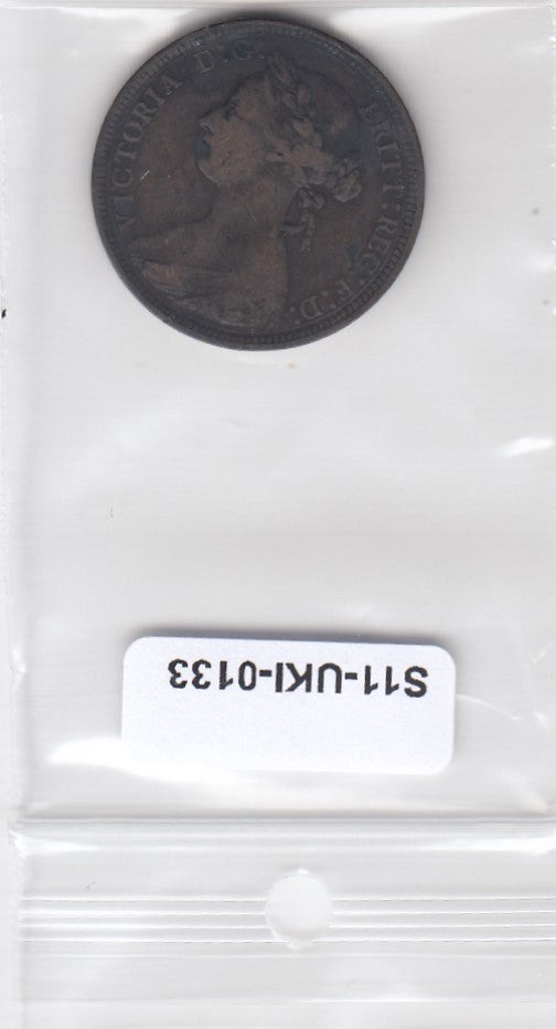 S14-UKI-0133 Great Britain 1/2 penny 1887  VF km754