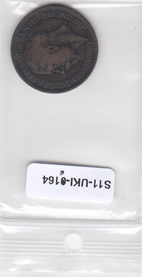 S14-UKI-0164 Great Britain 1/2 penny 1926  VF KM824