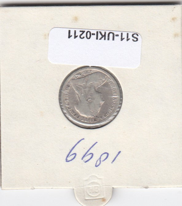 S14-UKI-0211 United Kingdom 3 pence 1899 zilver FI/VF KM 777