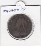 S14-UKI-0270 Verenigd Koninkrijk 1 penny 1899  VF+ KM# 790