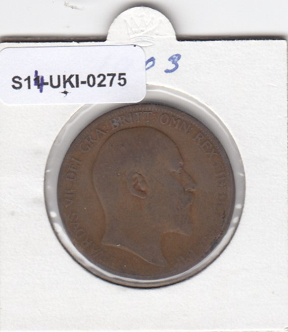 S14-UKI-0275 Verenigd Koninkrijk 1 penny 1903  FI KM# 794