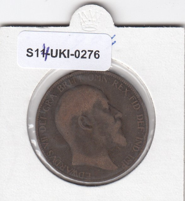 S14-UKI-0276 Verenigd Koninkrijk 1 penny 1904  FI/VF KM# 794