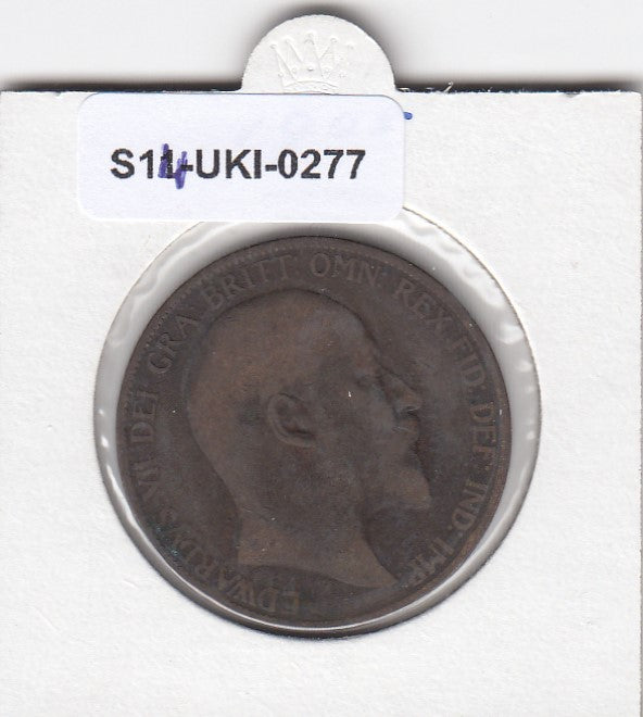 S14-UKI-0277 Verenigd Koninkrijk 1 penny 1905  FI/VF KM# 794
