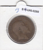 S14-UKI-0280 Verenigd Koninkrijk 1 penny 1908  FI/VF KM# 794