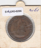 S14-UKI-0286 Verenigd Koninkrijk 1 penny 1914  VF KM# 810