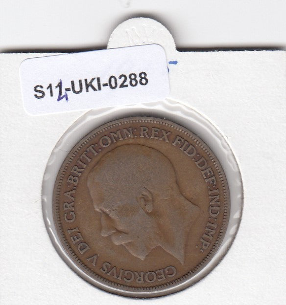 S14-UKI-0288 Verenigd Koninkrijk 1 penny 1915  VF KM# 810