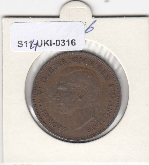 S14-UKI-0316 Verenigd Koninkrijk 1 penny 1946  VF KM# 845