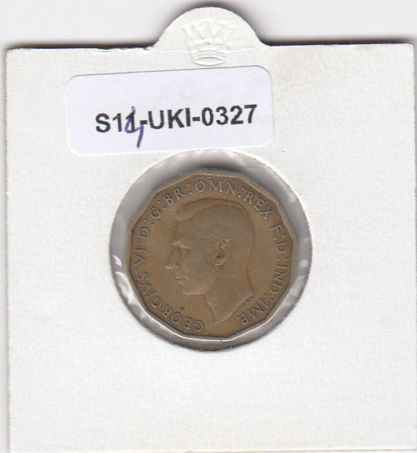 S14-UKI-0327 Verenigd Koninkrijk 3 pence 1937  VF KM# 849