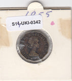 S14-UKI-0342 Verenigd Koninkrijk 3 pence 1955  VF KM# 900