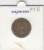 S14-UKI-0343 Verenigd Koninkrijk 3 pence 1956  VF KM# 900