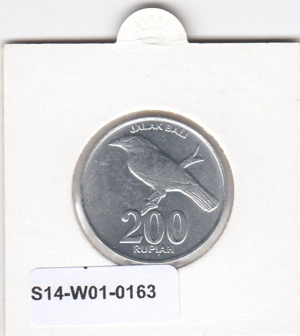S14-W01-0163 Indonesie 200 rupiah 2003  MS60 KM66