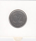 S14-W02-0051 Malaysia 20 sen  1981  VF/XF km4