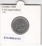 S14-W09-0157 Lesotho 1 loti 1998  UNC km66
