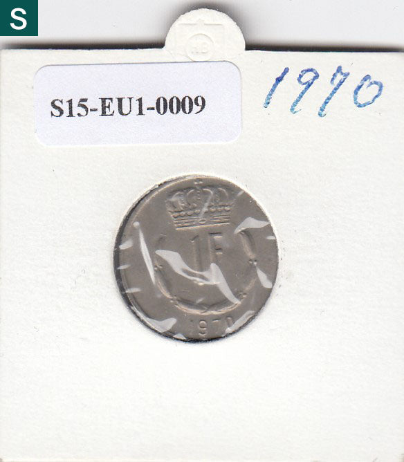S15-EU1-0009-M01 Luxemburg 1 franc 1970  CQ KM55