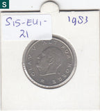 S15-EU1-0021-M02 Norway 1 krone 1983   CQ   KM-419