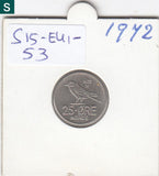 S15-EU1-0053-M01 Noorwegen 25 Ore 1972   CQ  KM-407
