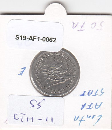 S19-AF1-0062 Central African States 50 Francs 1979 E-CAMEROON KM11 XF