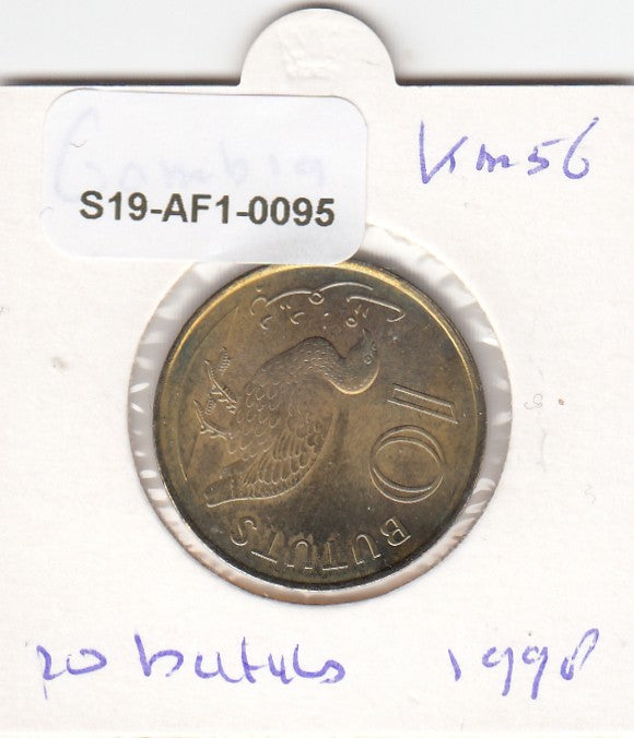 S19-AF1-0095 Gambia 10 Bututs 1998 KM56 UNC