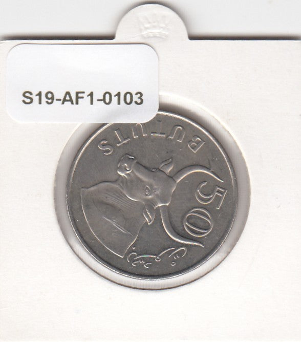 S19-AF1-0103 Gambia 50 Bututs 1998  KM58 UNC