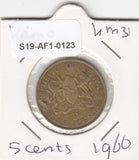 S19-AF1-0123 Kenya 5 Cents 1966  KM1 VF