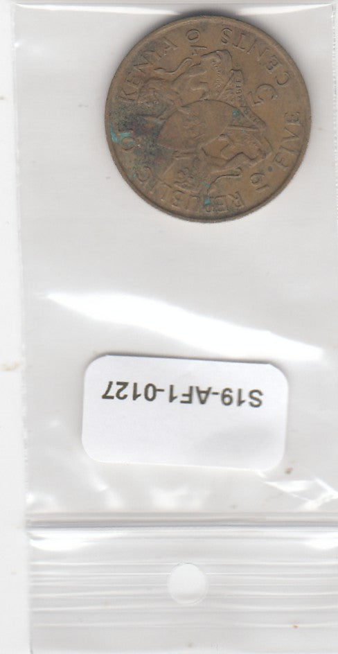 S19-AF1-0127 Kenya 5 Cents 1970  KM10 VF
