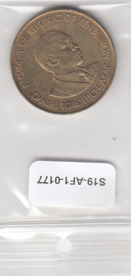 S19-AF1-0177 Kenia 10 Cents 1991 KM18 ZG