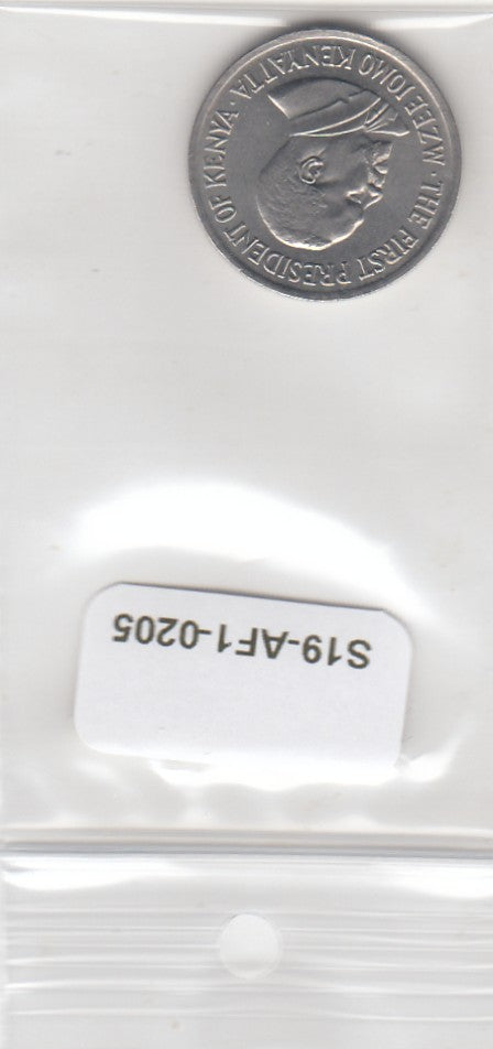 S19-AF1-0205 Kenya 50 Cents 1978  KM13 AU