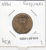 S19-AF1-0283 Kenya 1 Shilling 1995  KM29 AU