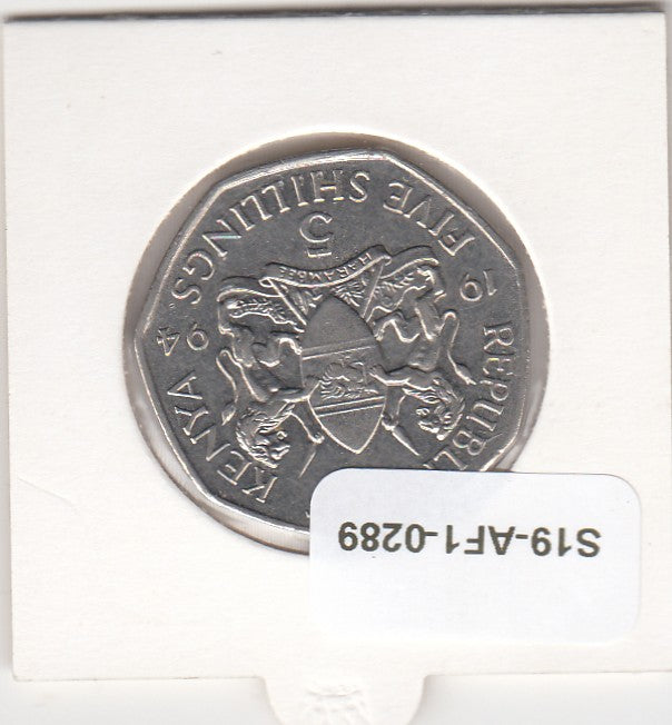 S19-AF1-0289 Kenya 5 Shilling 1994  KM23a VF