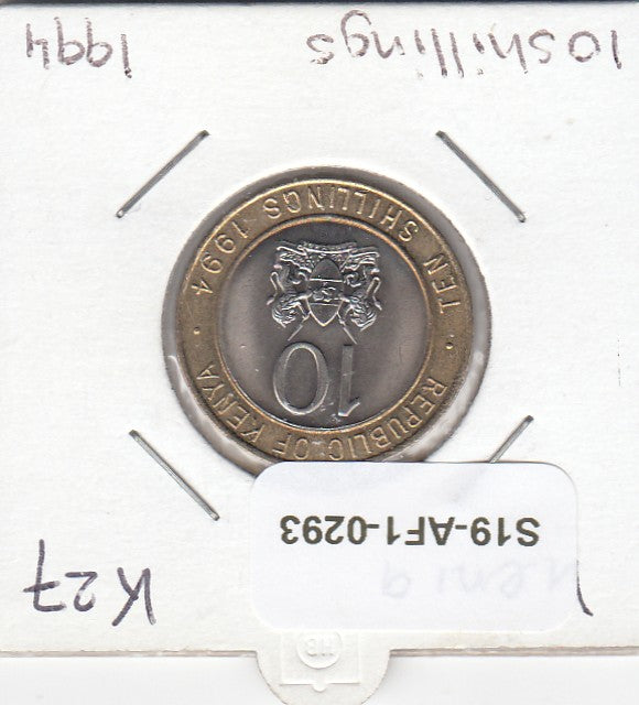 S19-AF1-0293 Kenya 10 Shilling 1994  KM27 AU