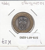 S19-AF1-0293 Kenya 10 Shilling 1994  KM27 AU