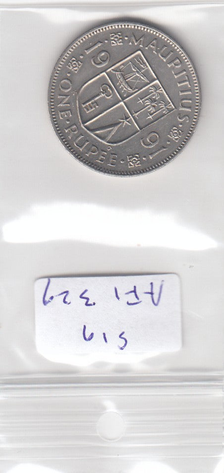 S19-AF1-0329 Mauritius 1 Rupee 1991  KM55 VF+