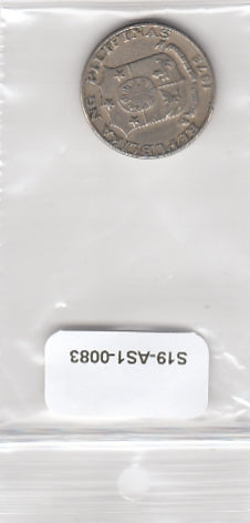 S19-AS1-0083 Philippines 25 sentimos 1972  KM# 199 VF