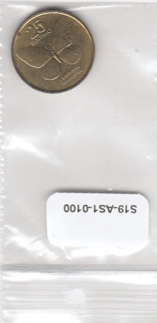 S19-AS1-0100 Philippines 25 sentimos 1990  KM# 241.1 XF