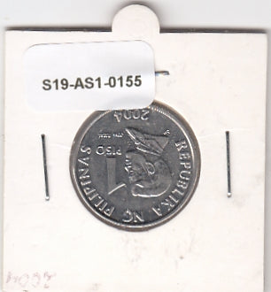 S19-AS1-0155 Philippines 1 piso 2004  KM# 269a UNC