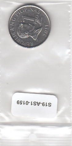 S19-AS1-0159 Philippines 1 piso 2011  KM# 269a UNC