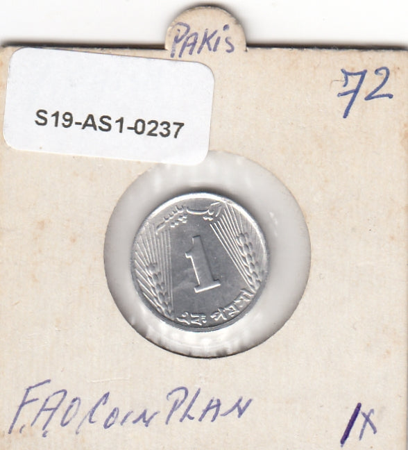 S19-AS1-0237 Pakistan 1 Paisa 1972  KM29 UNC