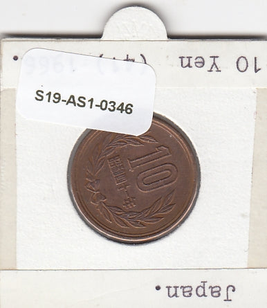 S19-AS1-0346 Japan 10 Yen 1966   Y73a VF (Y41)