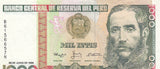 S19-BAN-0047 Peru 1000 Intis 1988  P136 UNC