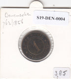 S19-DEN-0004 Denemarken 1 skilling rigsmont 1856  KM# 763 VF Altona