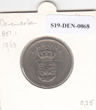 S19-DEN-0068 Denemarken 1 krone 1963  KM# 851 VF