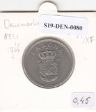 S19-DEN-0080 Denemarken 1 krone 1966  KM# 851 XF