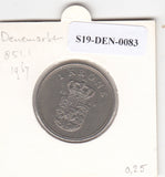 S19-DEN-0083 Denemarken 1 krone 1967  KM# 851 VF