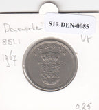 S19-DEN-0085 Denemarken 1 krone 1967  KM# 851 VF