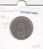 S19-DEN-0093 Denemarken 1 krone 1970  KM# 851 VF